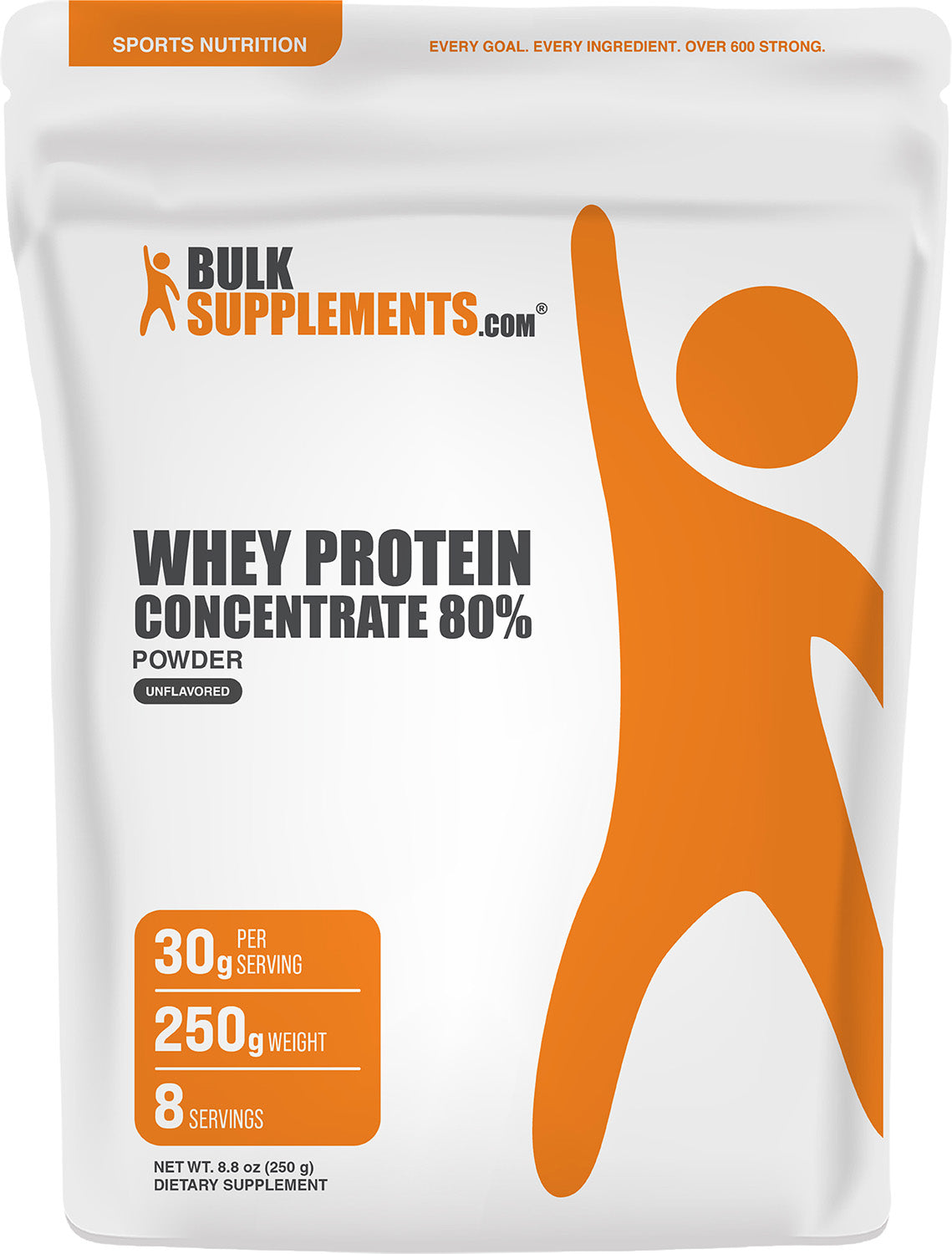 Whey Protein Concentrate Powder 250g Main Image
