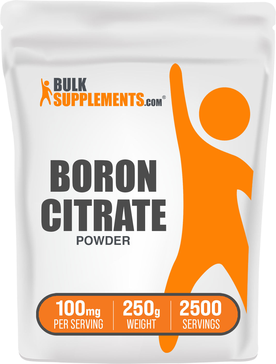 BulkSupplements.com Boron Citrate Powder 250g bag