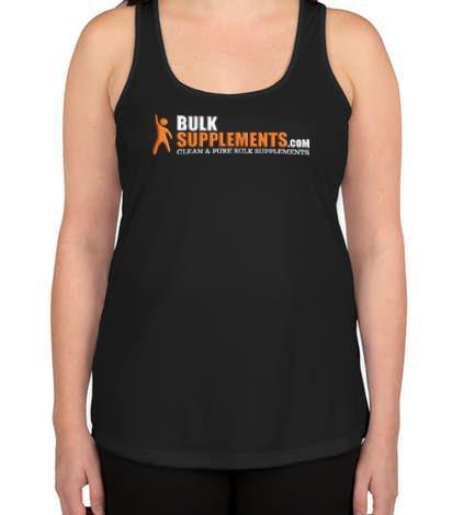 BulkSupplements.com Ladies Performance Racerback Tank (Black)-BulkSupplements.com