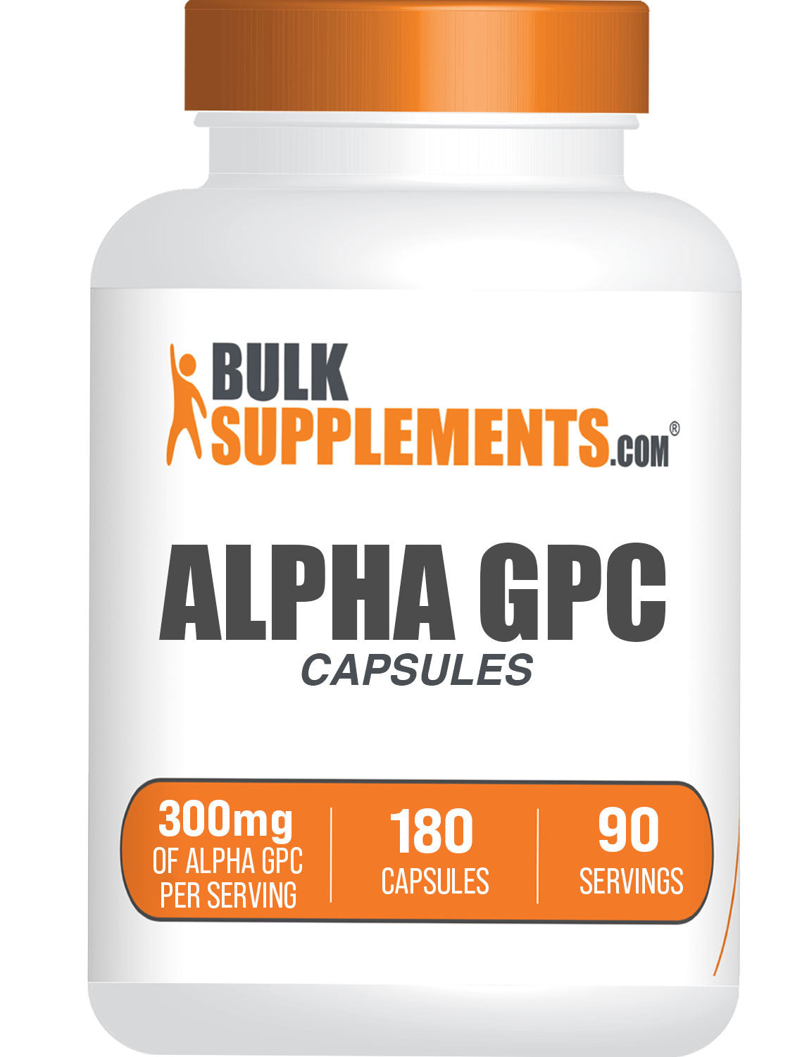 BulkSupplements.com Alpha-GPC 180 capsules bottle image