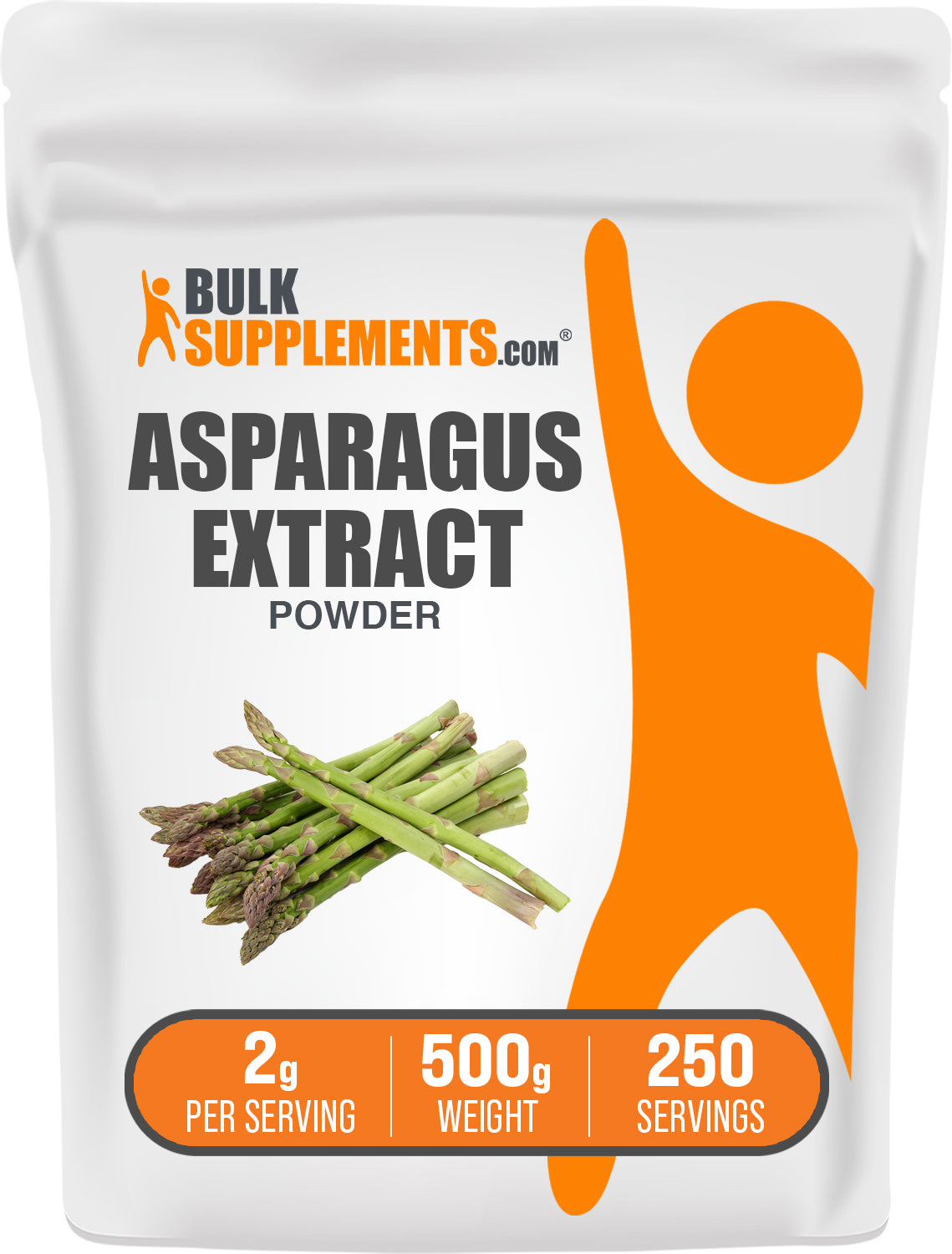 BulkSupplements.com Asparagus extract powder 500g bag image