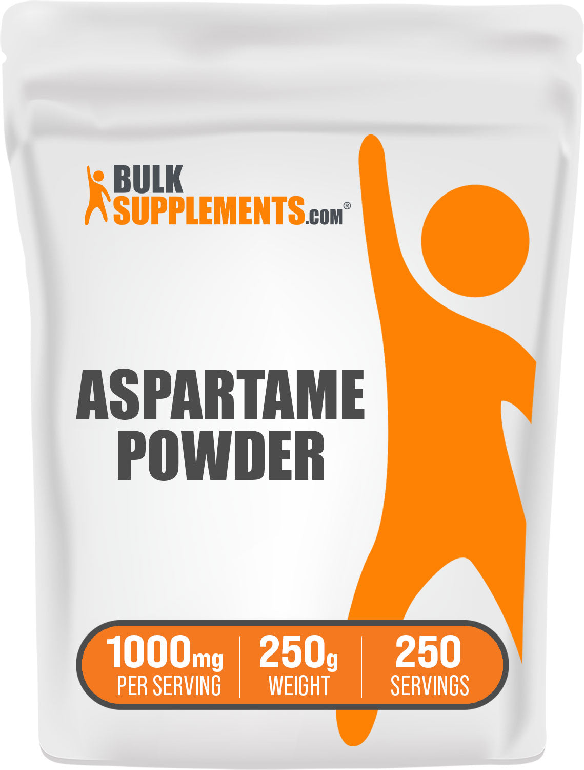BulkSupplements.com Aspartate Powder 250g Bag