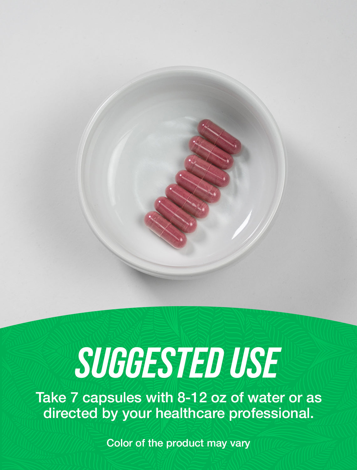 Beet root powder capsules suggested use image
