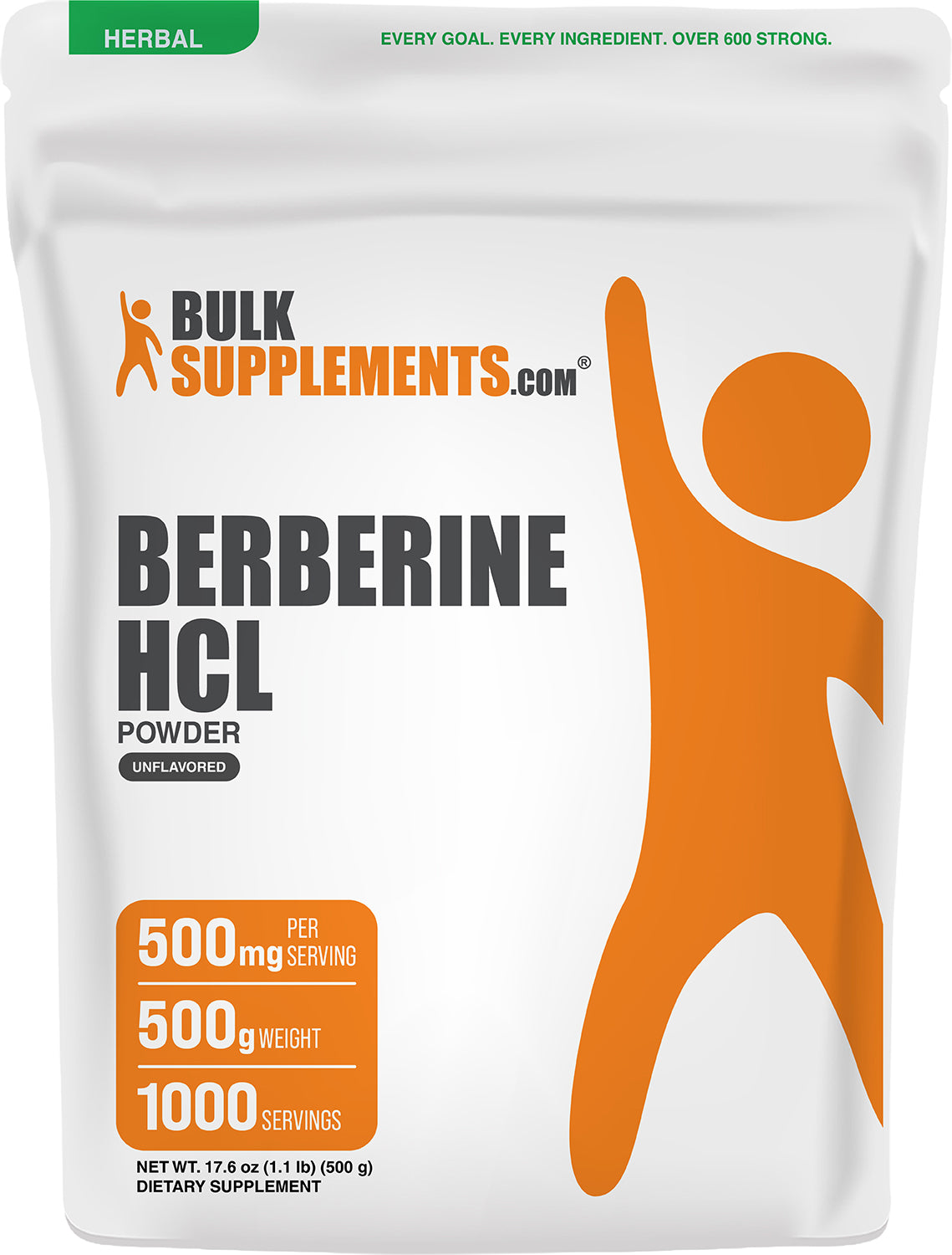Berberine HCl Powder 500g Main Image
