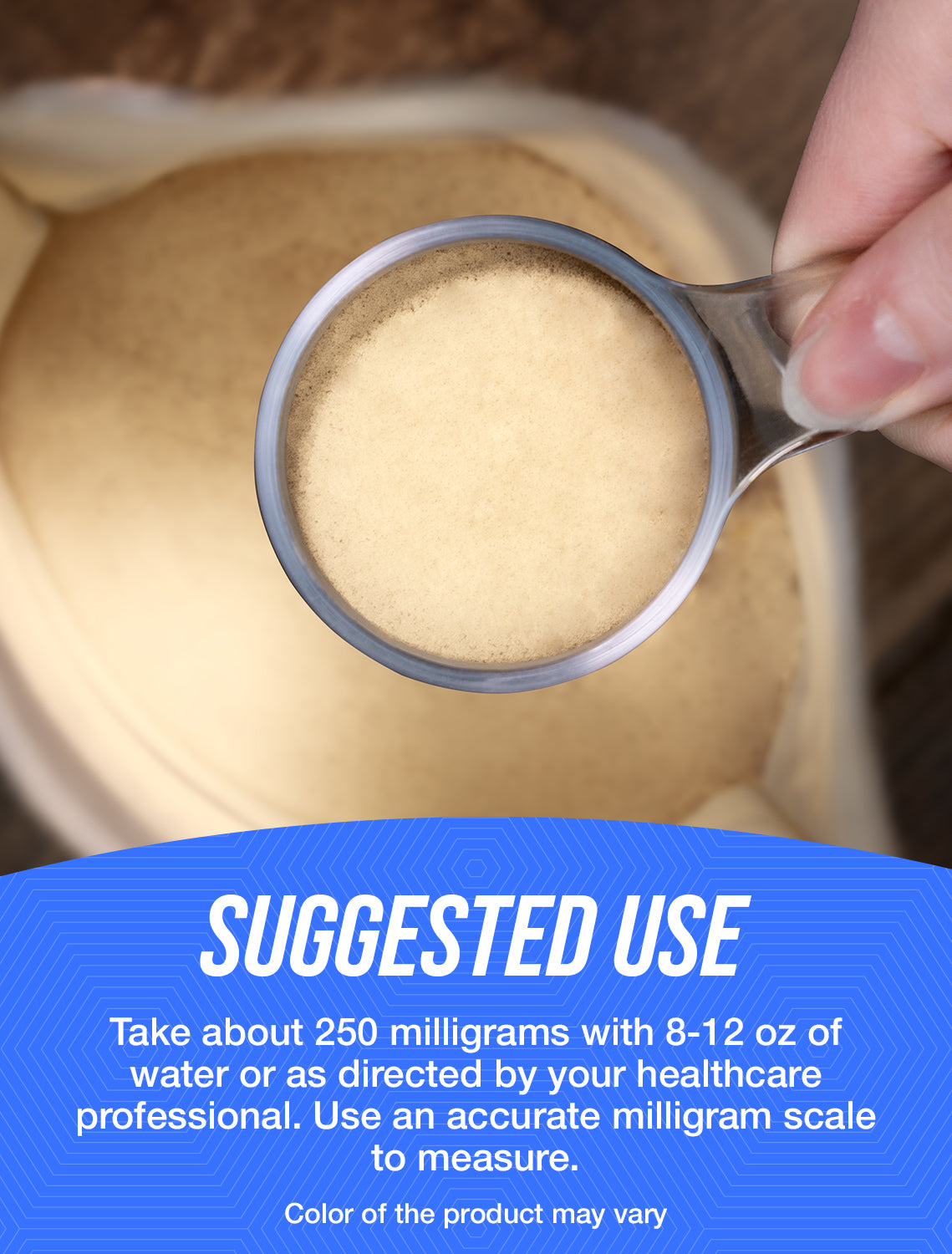 Beta glucan powder suggested use image