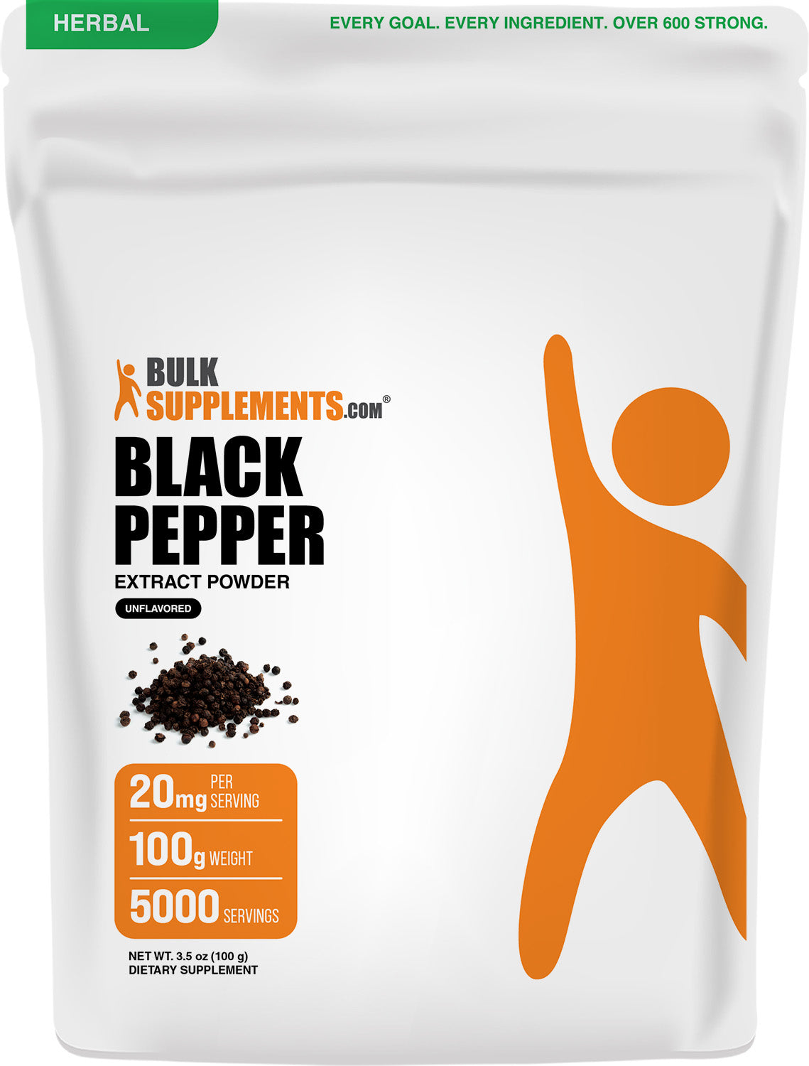 Black Pepper Extract Powder 100g Main Image