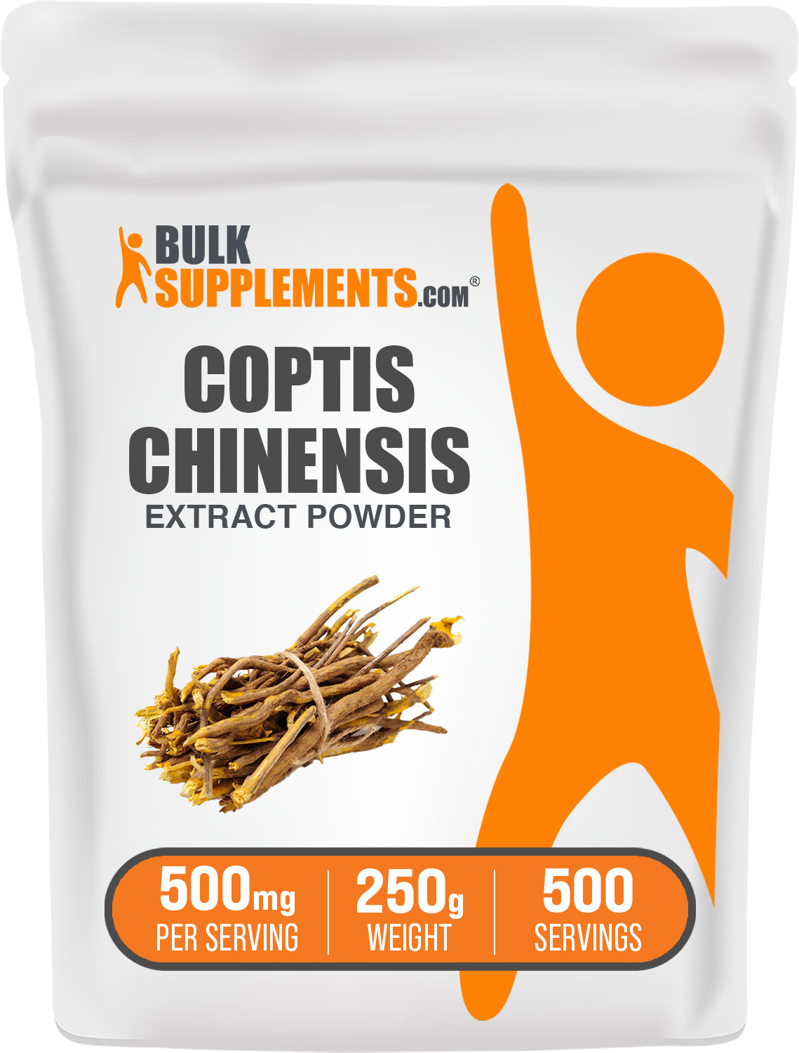 BulkSupplements.com Coptis Chinensis Extract Powder 250g bag image