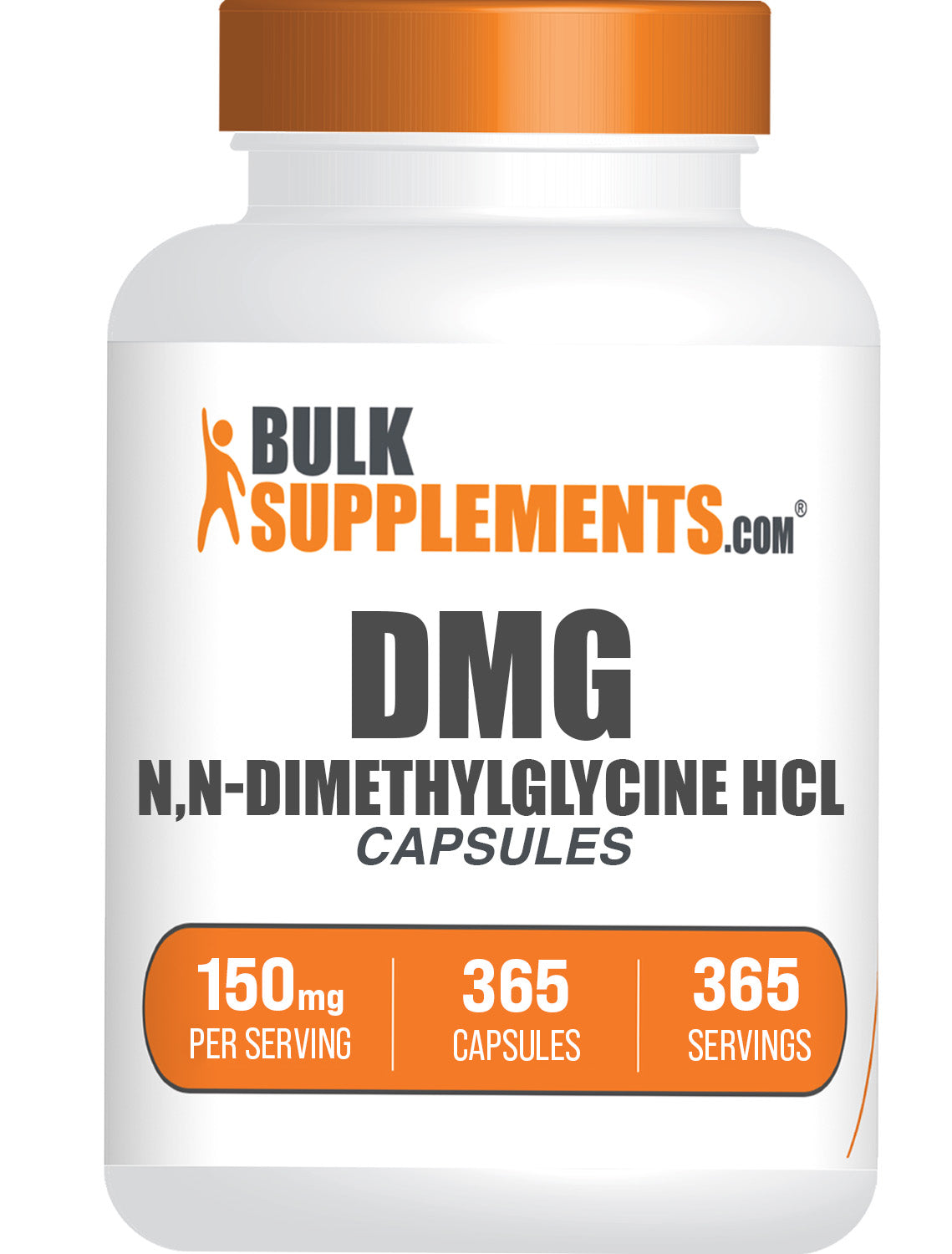 BulkSupplements.com DMG HCl 365 capsules bottle image