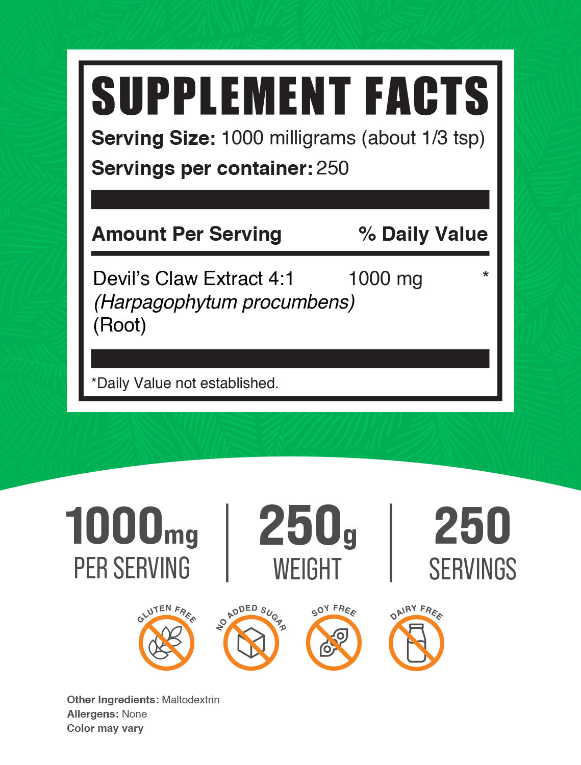Devil's Claw Extract Powder
