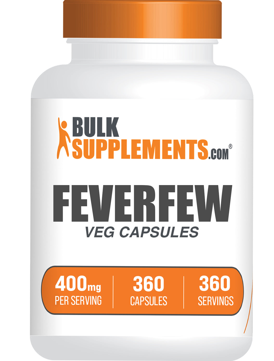 BulkSupplements.com Feverfew Extract 360 capsules bottle image