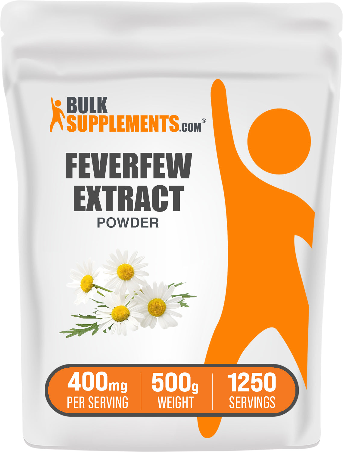 BulkSupplements.com Feverfew Extract Powder 500g bag image