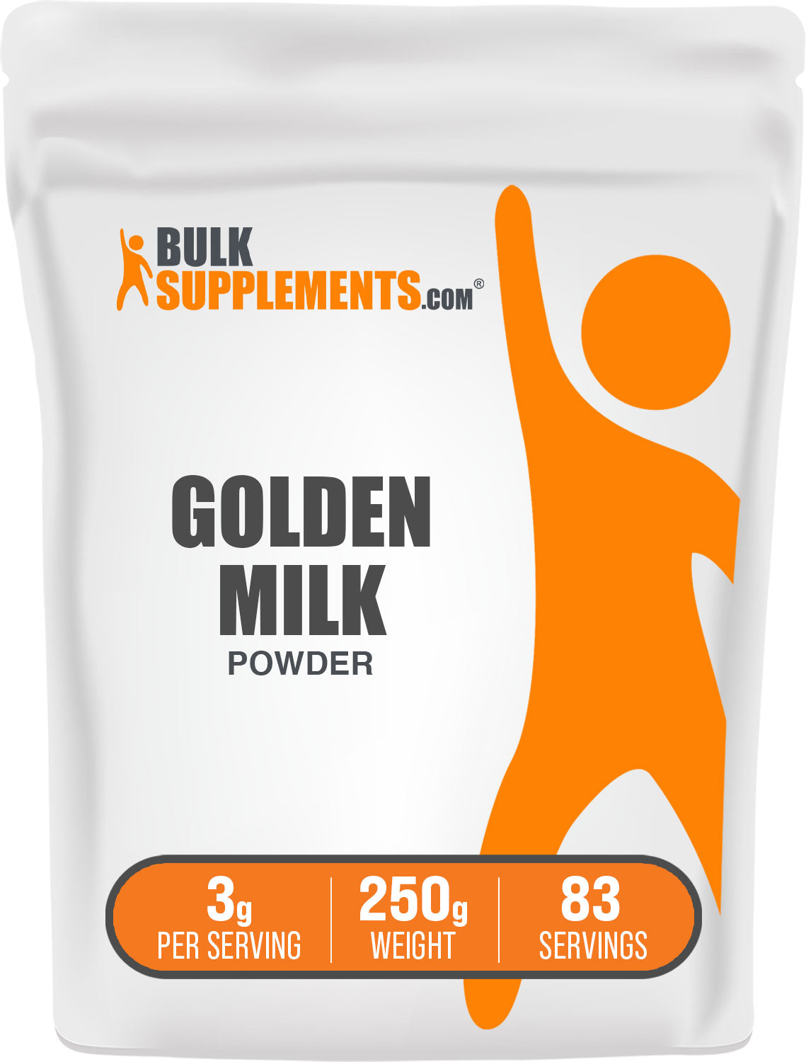 BulkSupplements.com Golden Milk Powder 250g bag image
