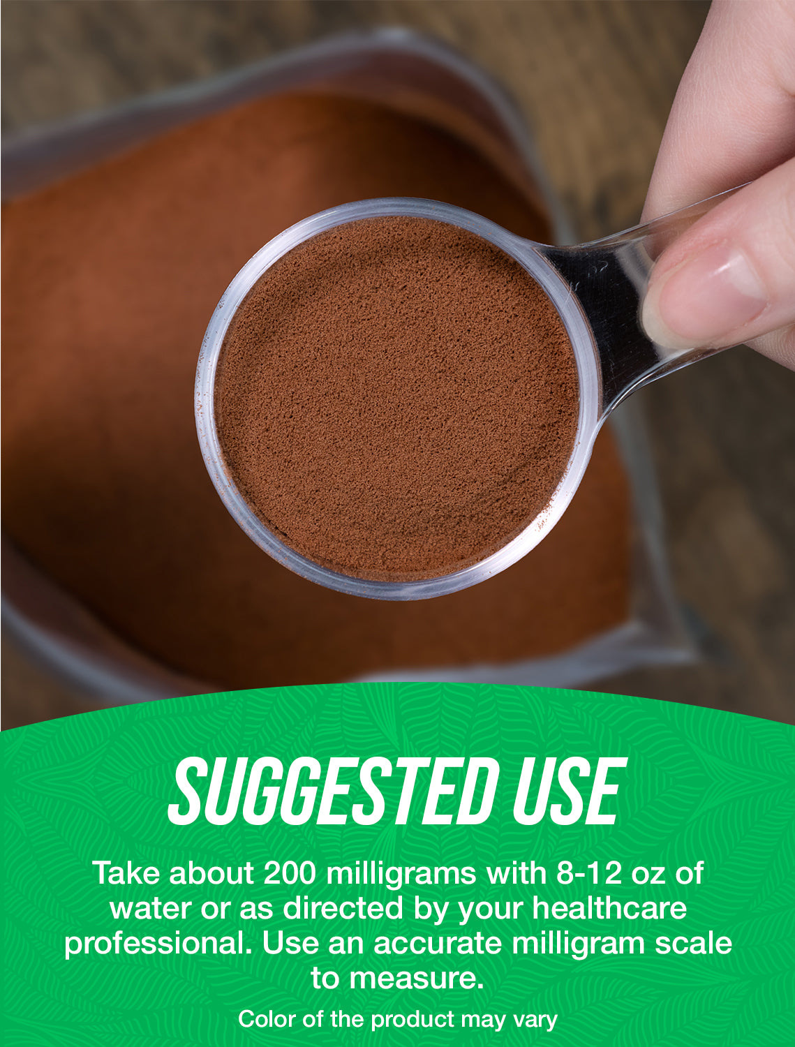 Grape seed extract powder suggested use image