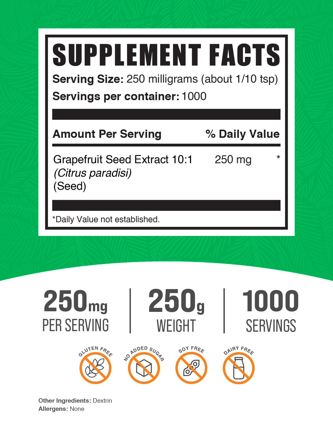 Grapefruit Seed Extract (GSE) Powder
