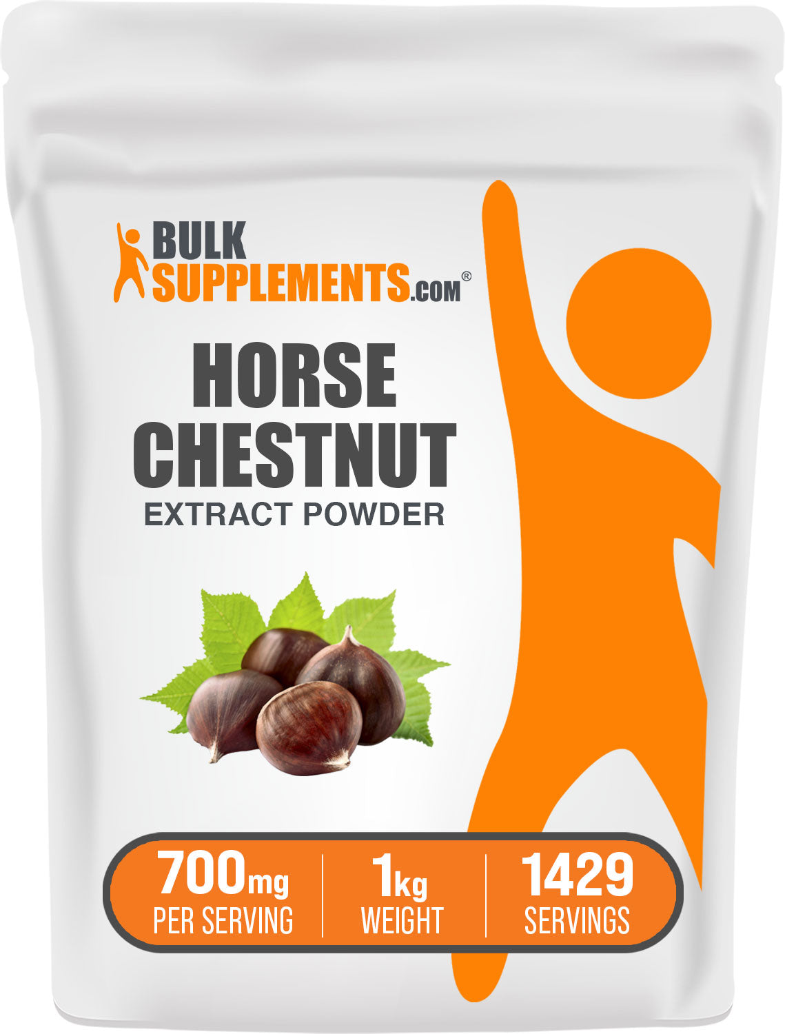 BulkSupplements.com Horse Chestnut Extract Powder 1kg bag image