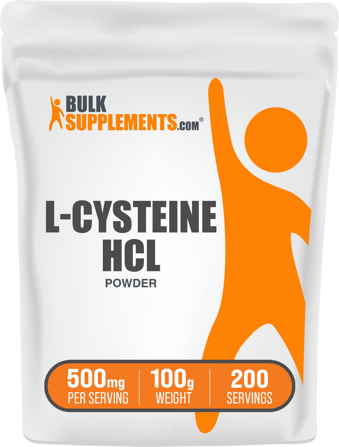 BulkSupplements.com L-Cysteine HCl Powder 100g bag image