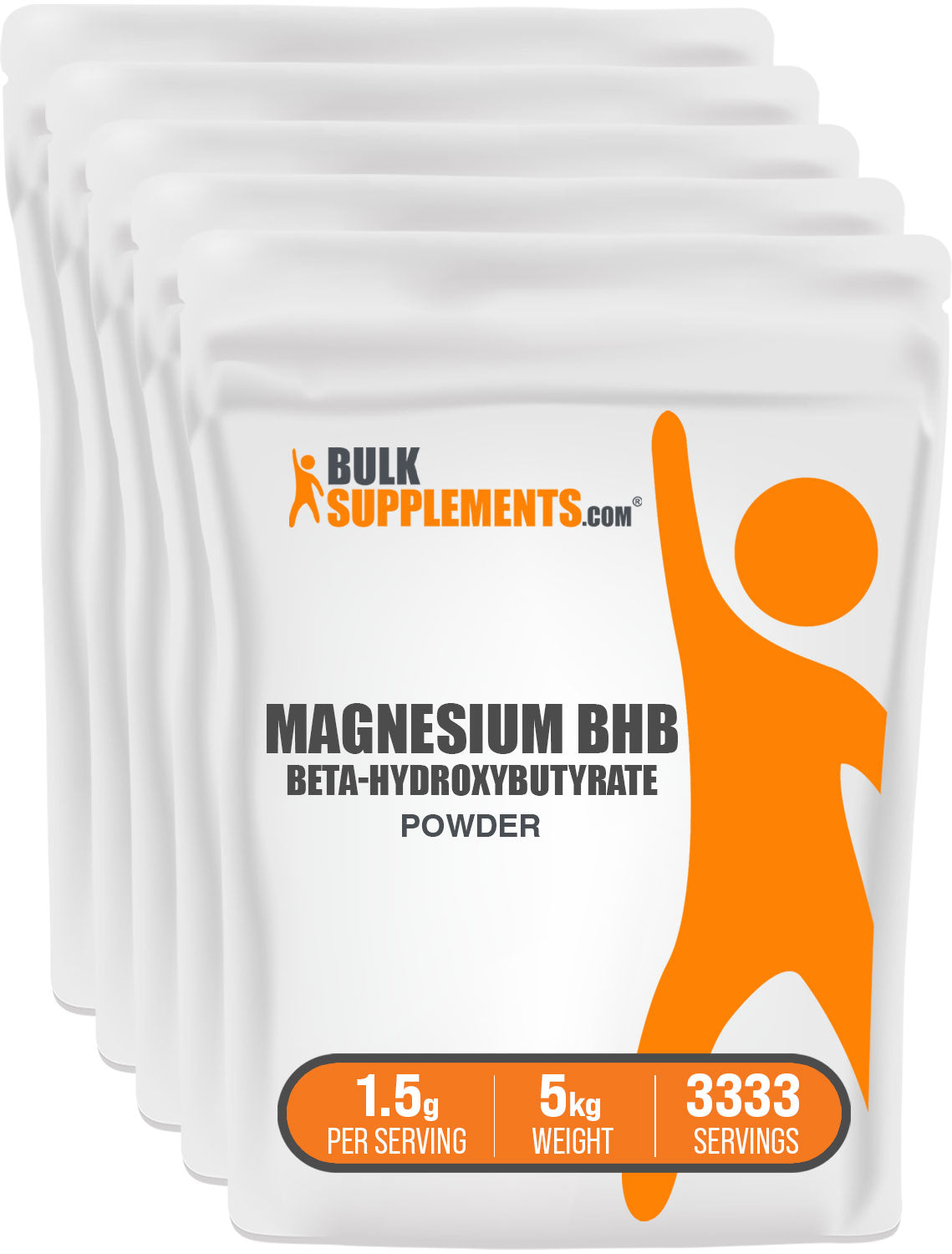 BulkSupplements.com Magnesium BHB Powder 5kg bag image