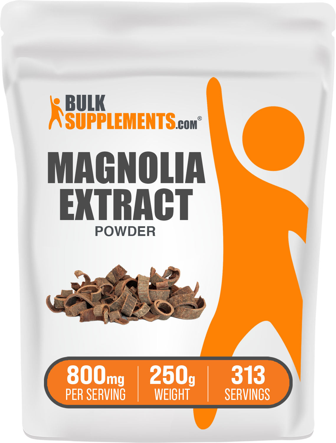 BulkSupplements.com Magnolia Extract Powder 250g bag image