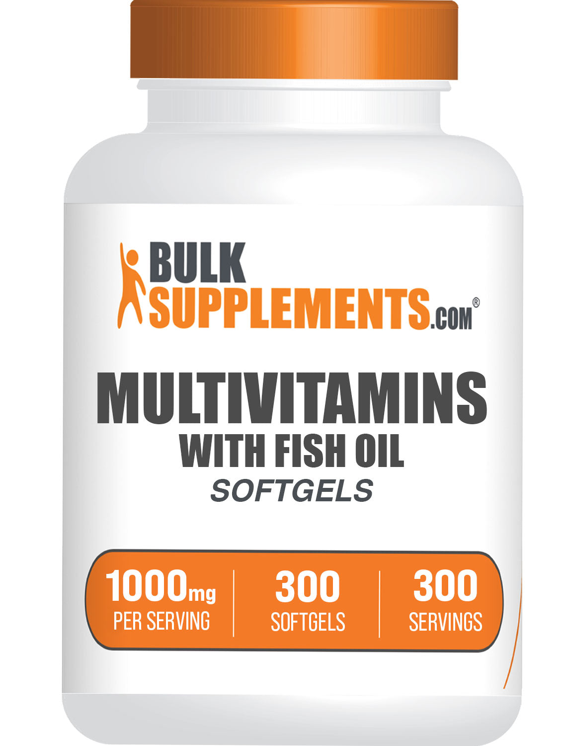 BulkSupplements.com Multivitamins 300 softgels bottle image