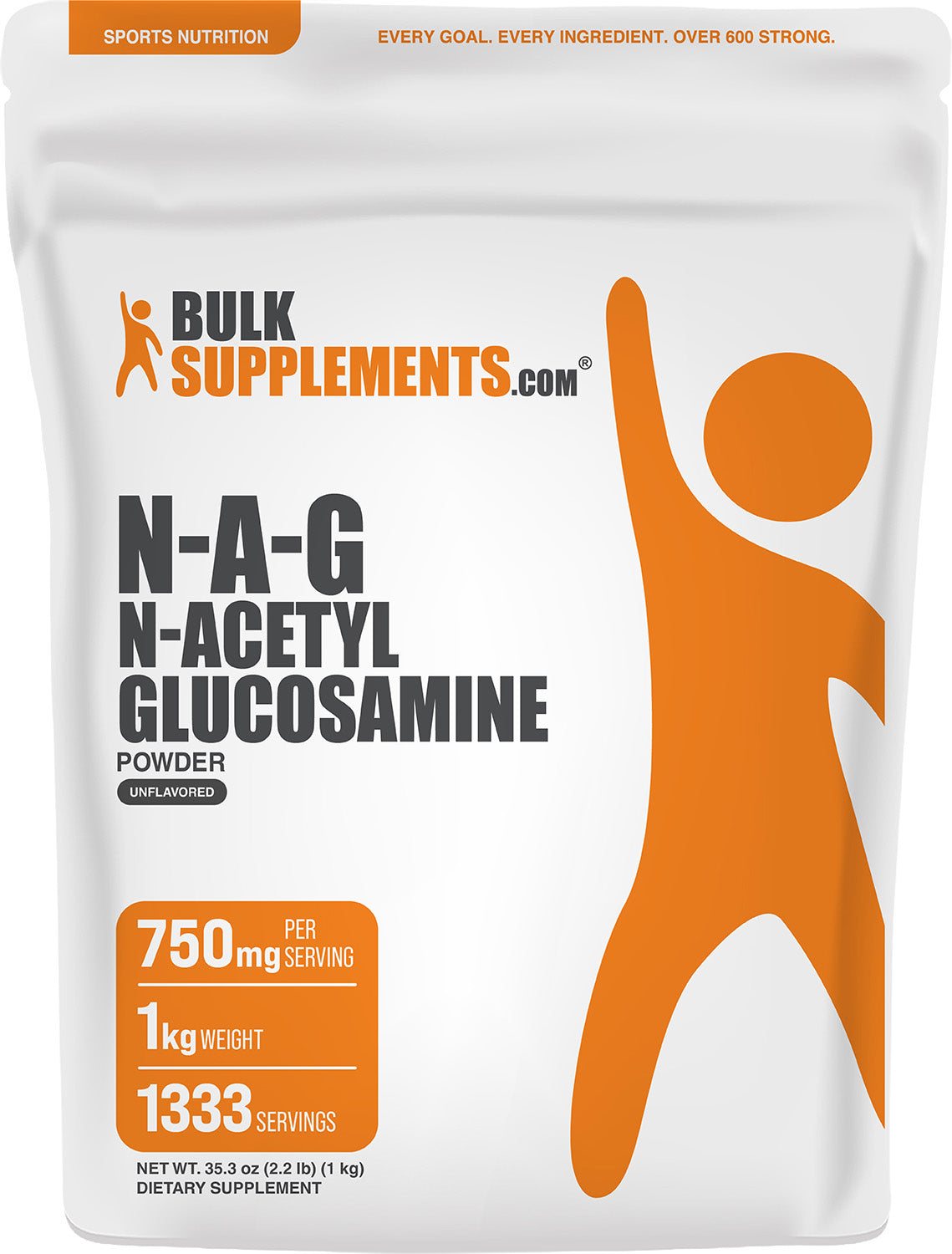 N-Acetyl D-Glucosamine NAG Powder 1kg Main Image