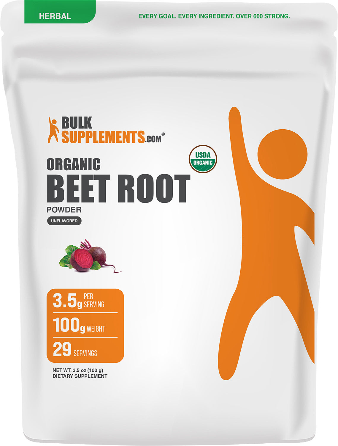 Organic Beet Root Powder 100g Main Image