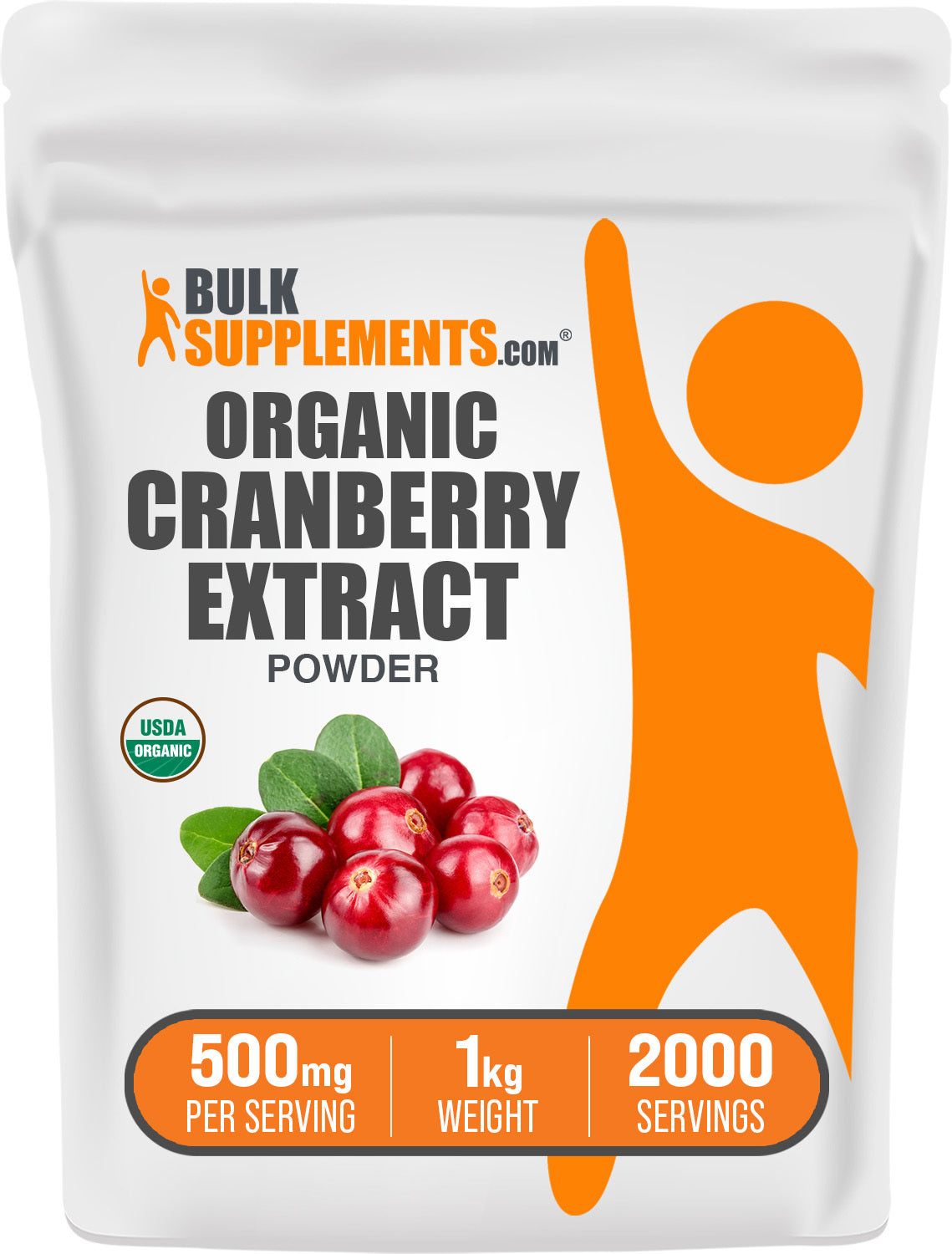 Organic Cranberry Extract Powder 1kg Main Image