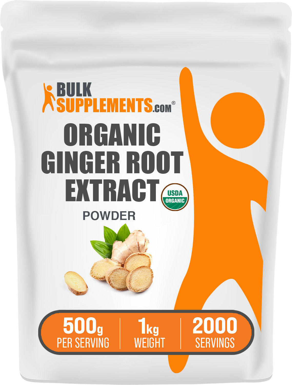 Organic Ginger Root Extract Powder 1kg Main Image