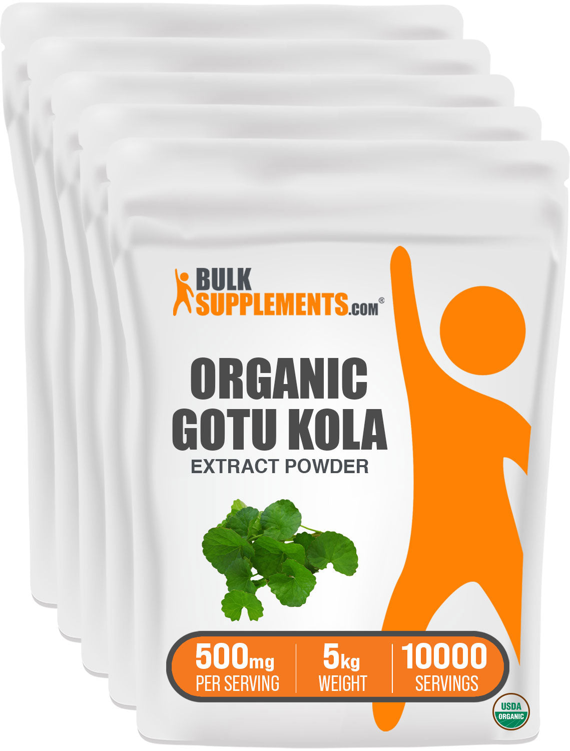 BulkSupplements.com organic gotu kola extract powder 5kg bags