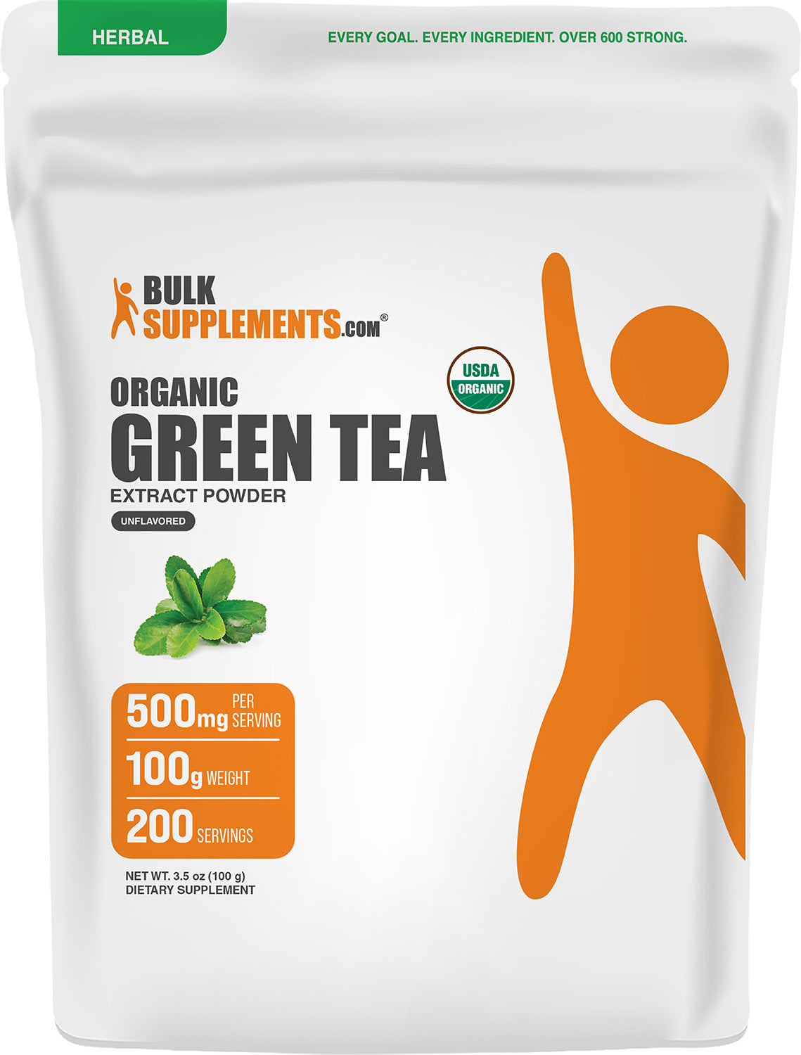 Organic Green Tea Extract Powder 100g Main Image
