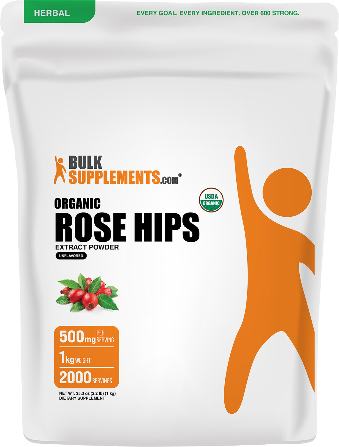 Organic Rosehip Extract Powder 1kg Main Image