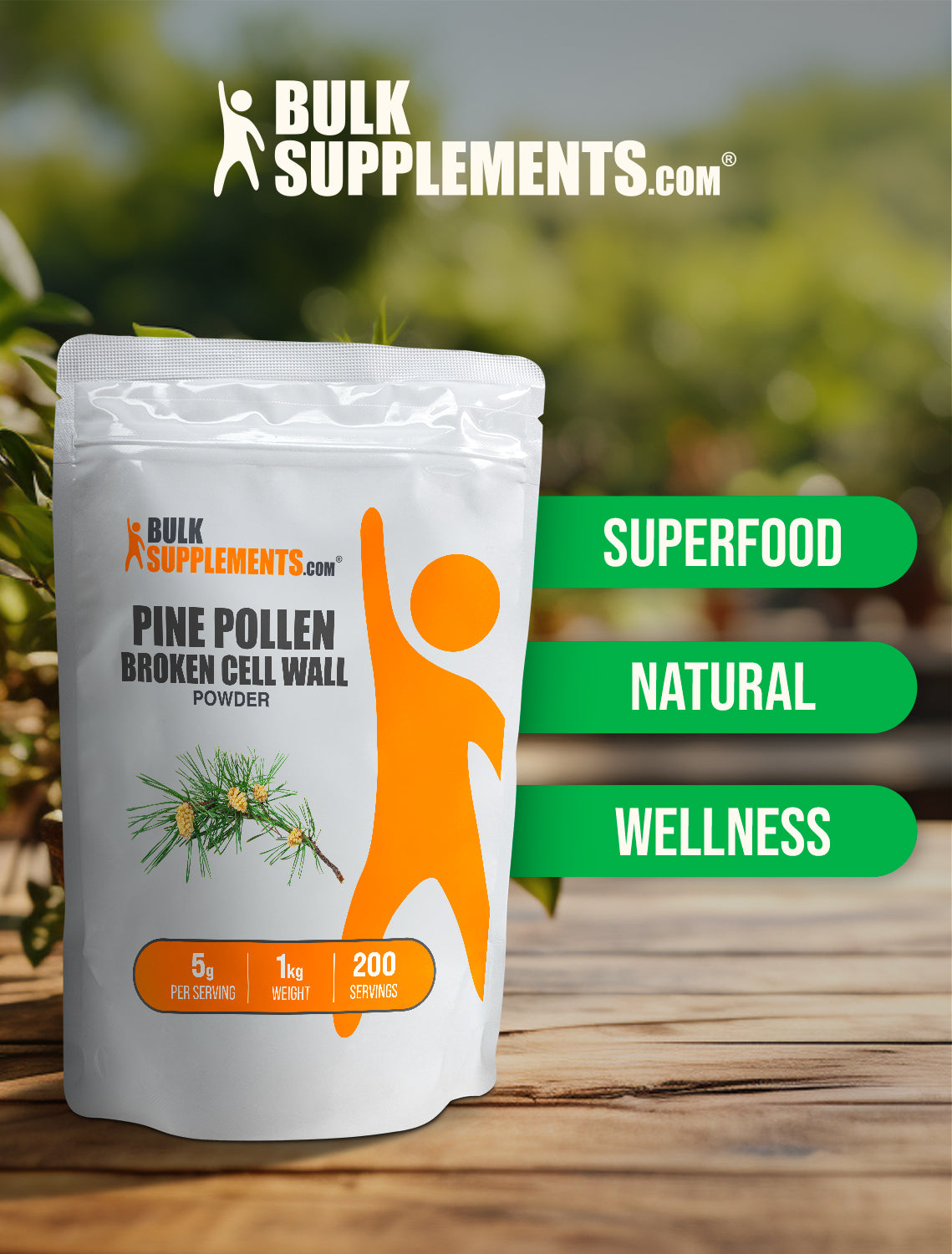 Pine pollen powder keyword image 1kg