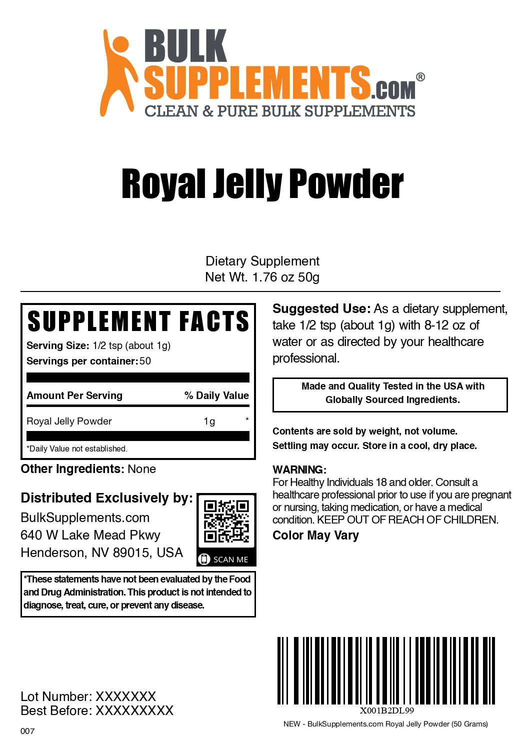 Royal Jelly Powder