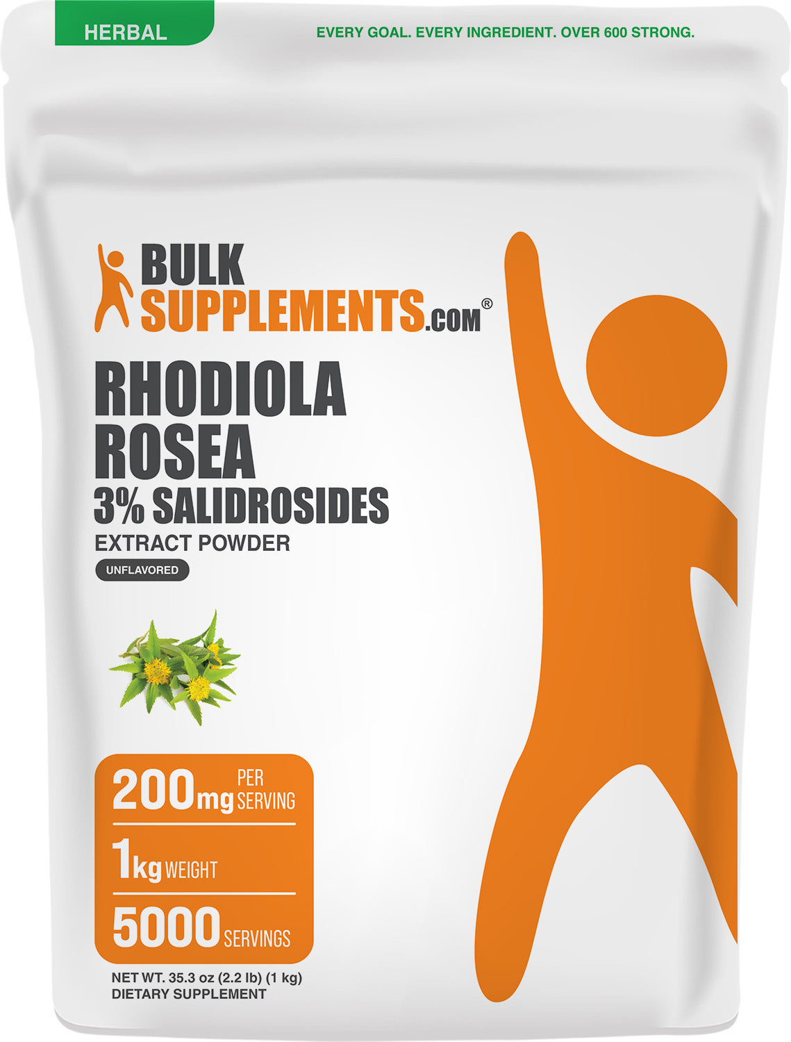 Rhodiola Rosea Extract 3% Salidrosides Powder 1kg Main Image