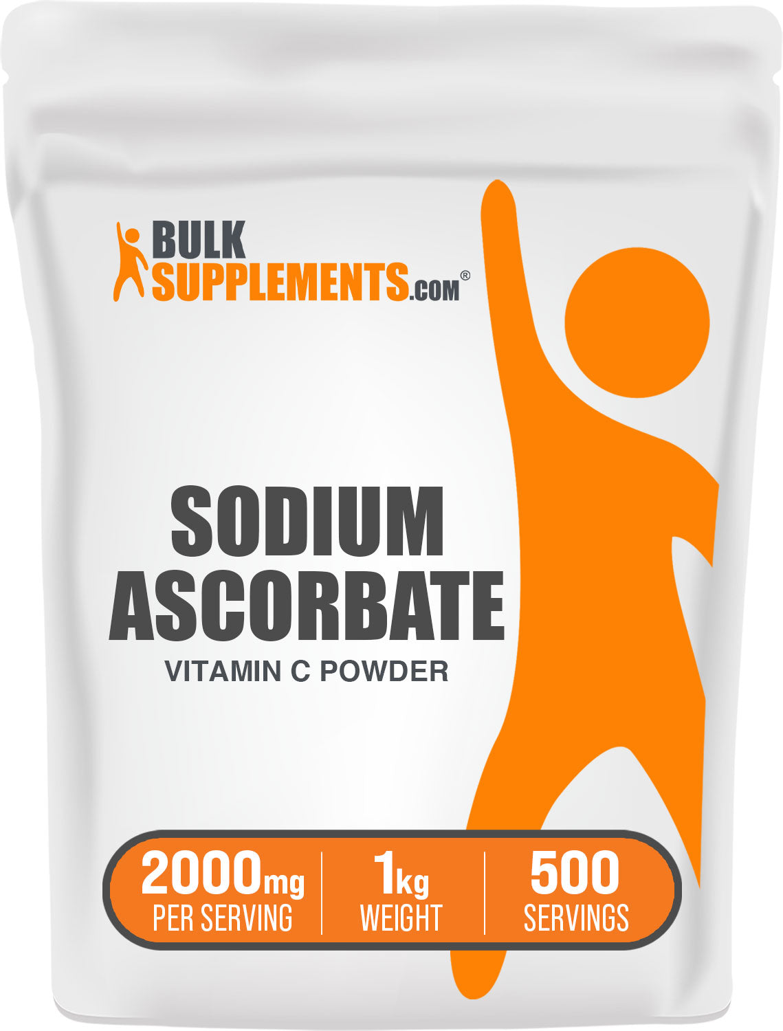 BulkSupplements Sodium Ascorbate Vitamin C Powder 1kg bag