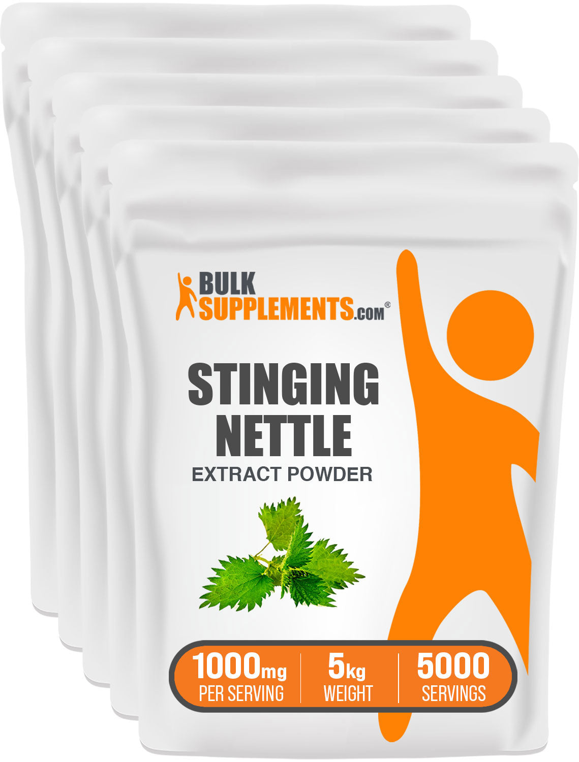 BulkSupplements.com Stinging Nettle Extract Powder 5kg bag