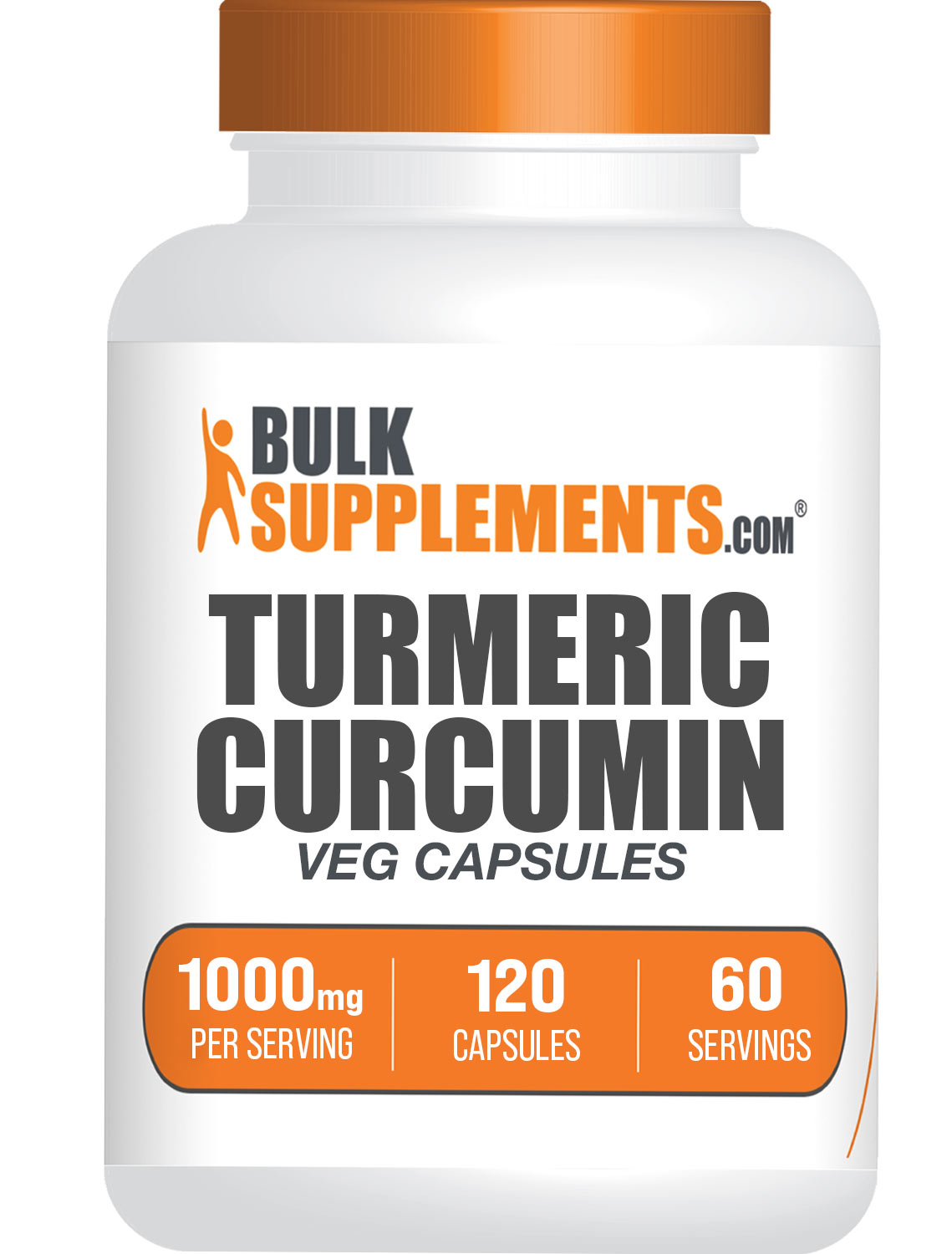 BulkSupplements Turmeric Pills 1000mg 120 count Bottle