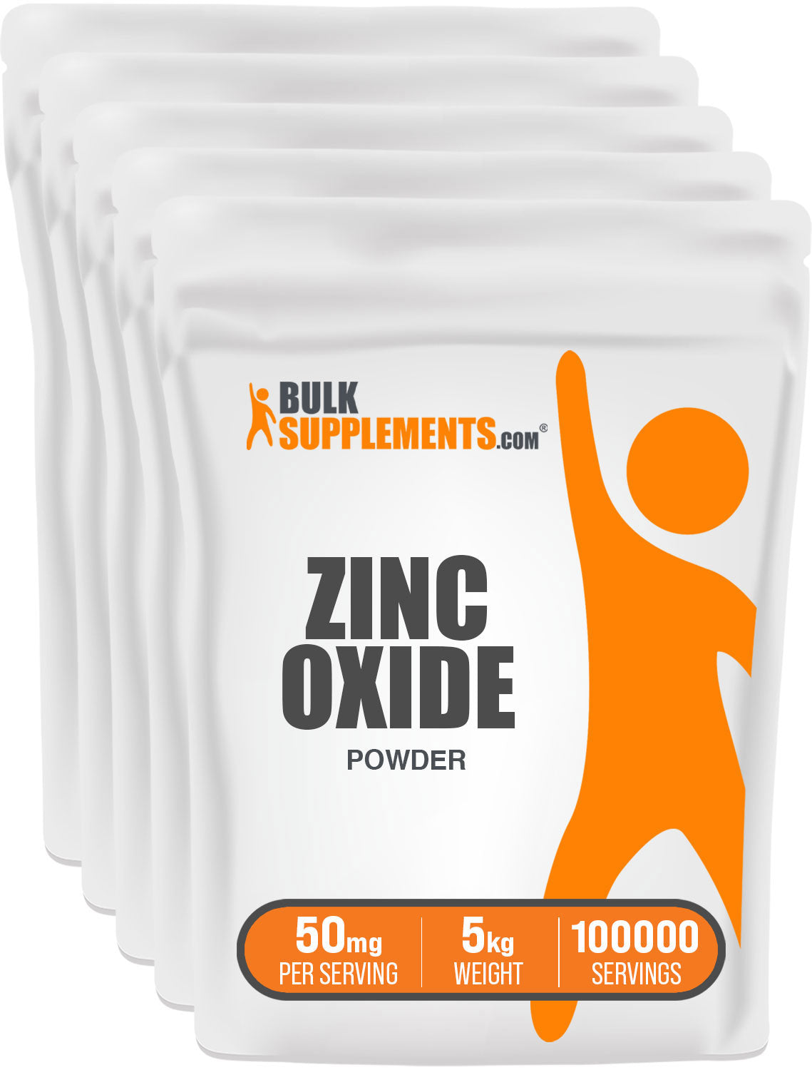 BulkSupplements Zinc Oxide Powder 5kg bag